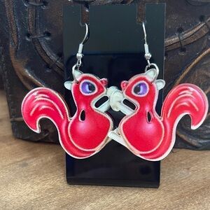 Red Squirrel Earrings